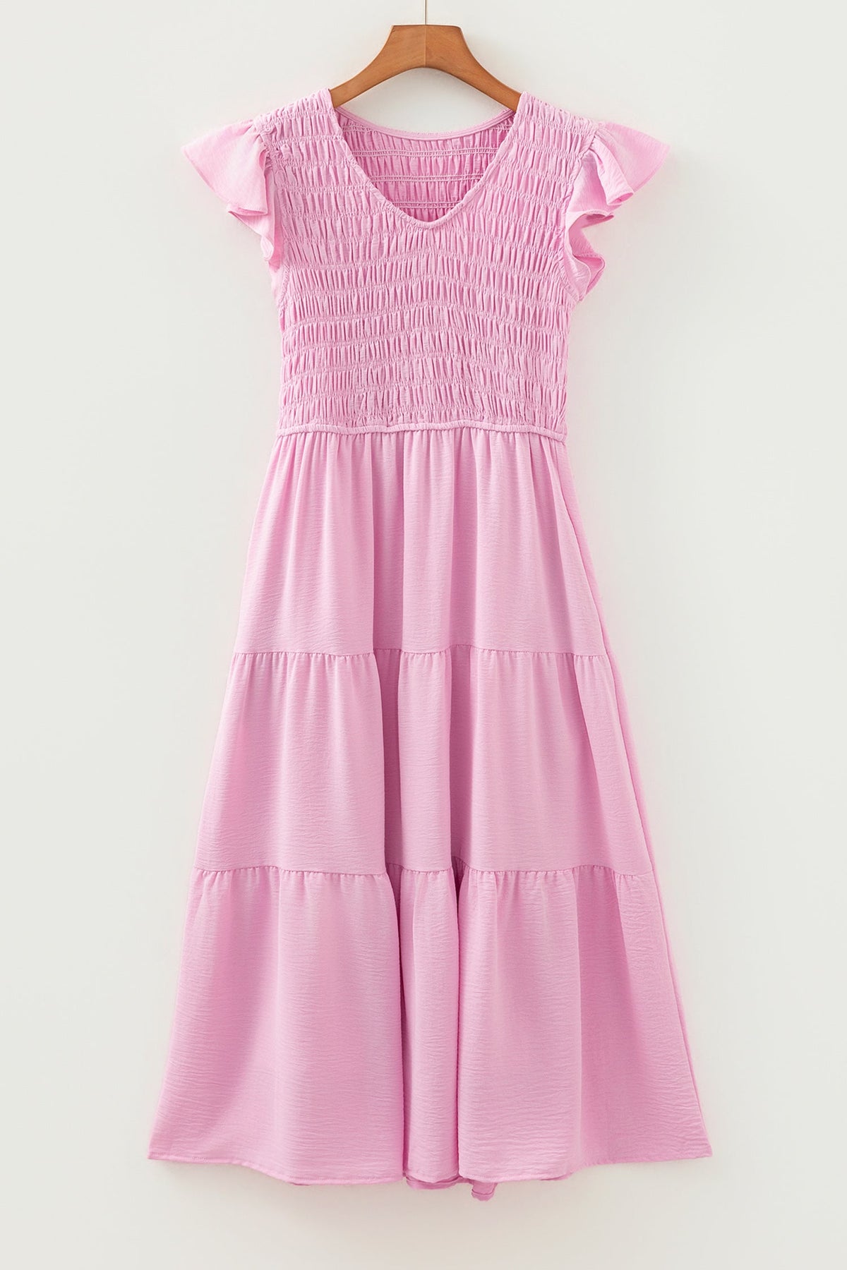 Bohemian Earth Tone Midi Dress