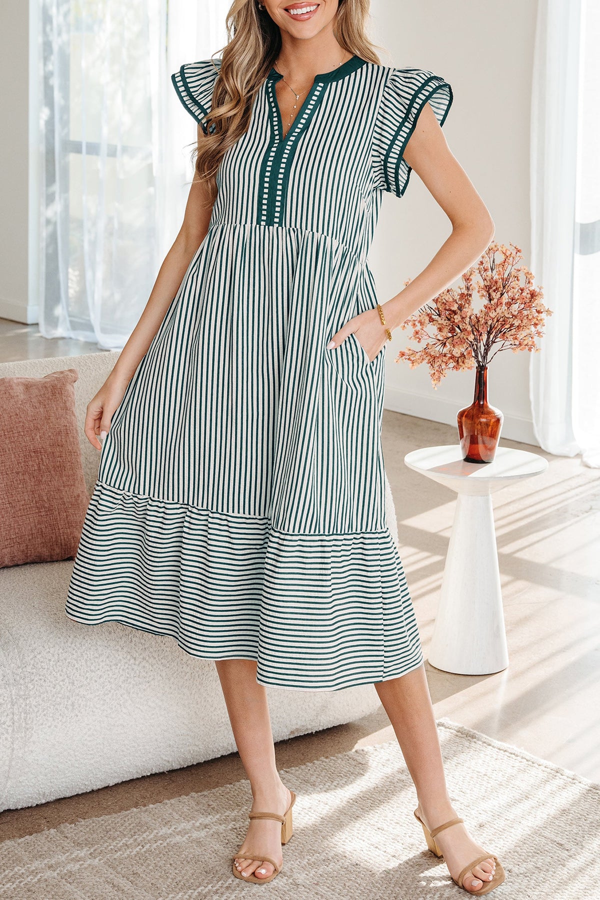 Bohemian Earthy Tone Midi Style