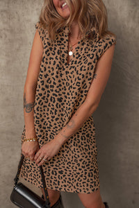 Bohemian Earthy Tone Mini Dress