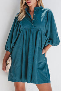 Bohemian Earthy Tone Swing Dress