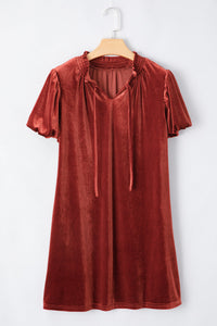 Bohemian Embroidered Boho Mini Dress
