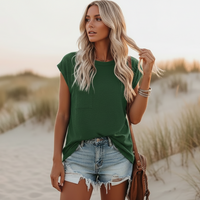 Bohemian festival top relaxed cut