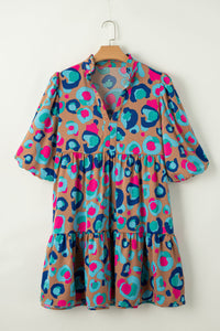 Bohemian Flared Mini Dress Detail
