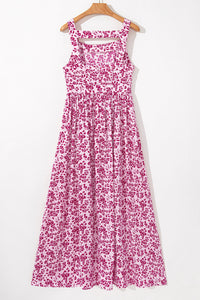 Bohemian floor-length dress elegant silhouette