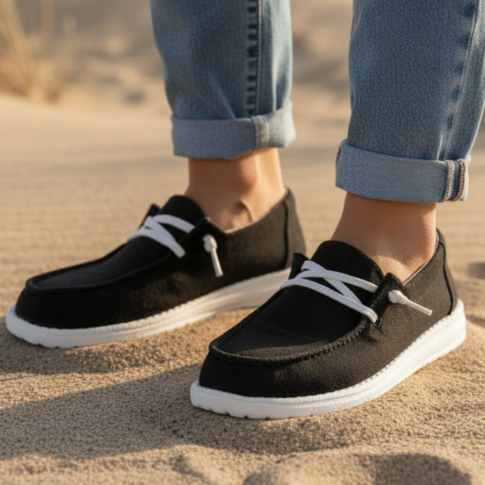 Bohemian Floral Canvas Slip Ons