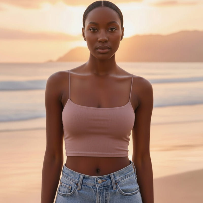 Bohemian floral cropped blouse summer