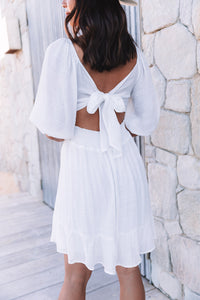 Bohemian Floral Midi Dress Front