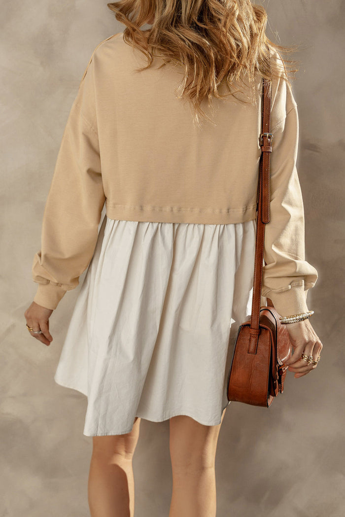 Bohemian Floral Poplin Summer Dress