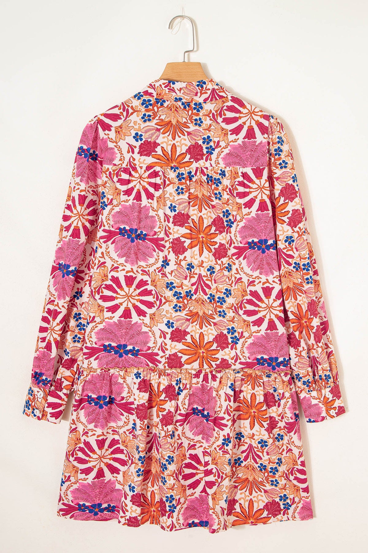 Bohemian Floral Print Casual Dress