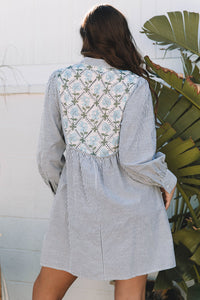 Bohemian Floral Print Casual Dress