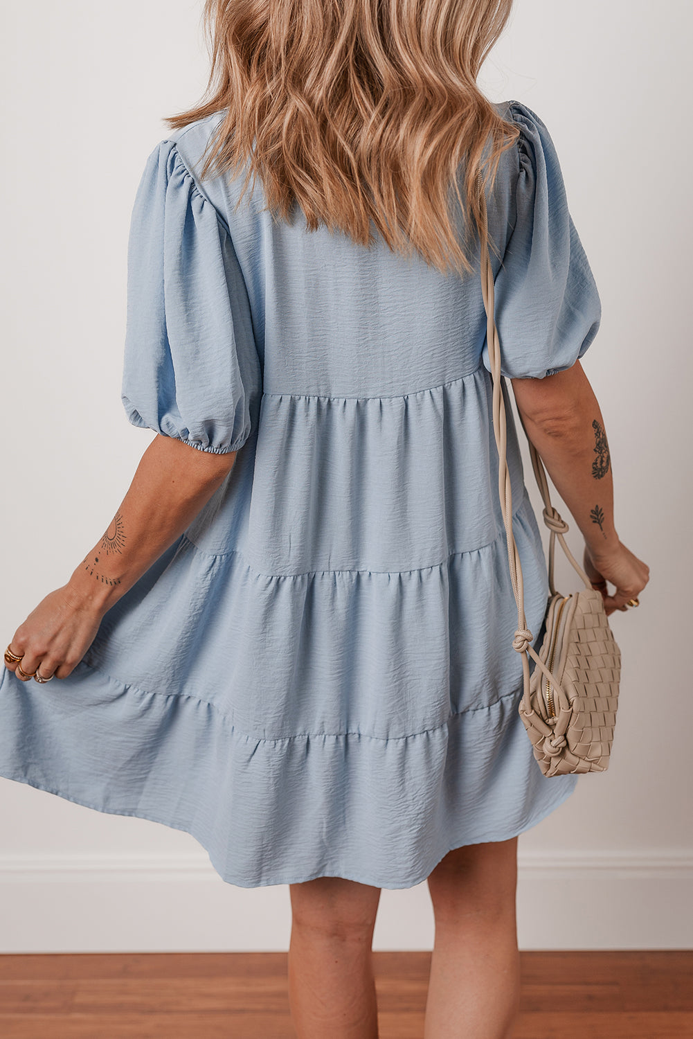 Bohemian Floral Print Summer Dress