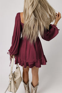 Bohemian Floral Print Summer Dress