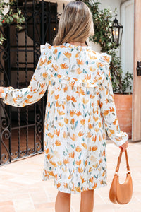 Bohemian Floral Print Summer Dress