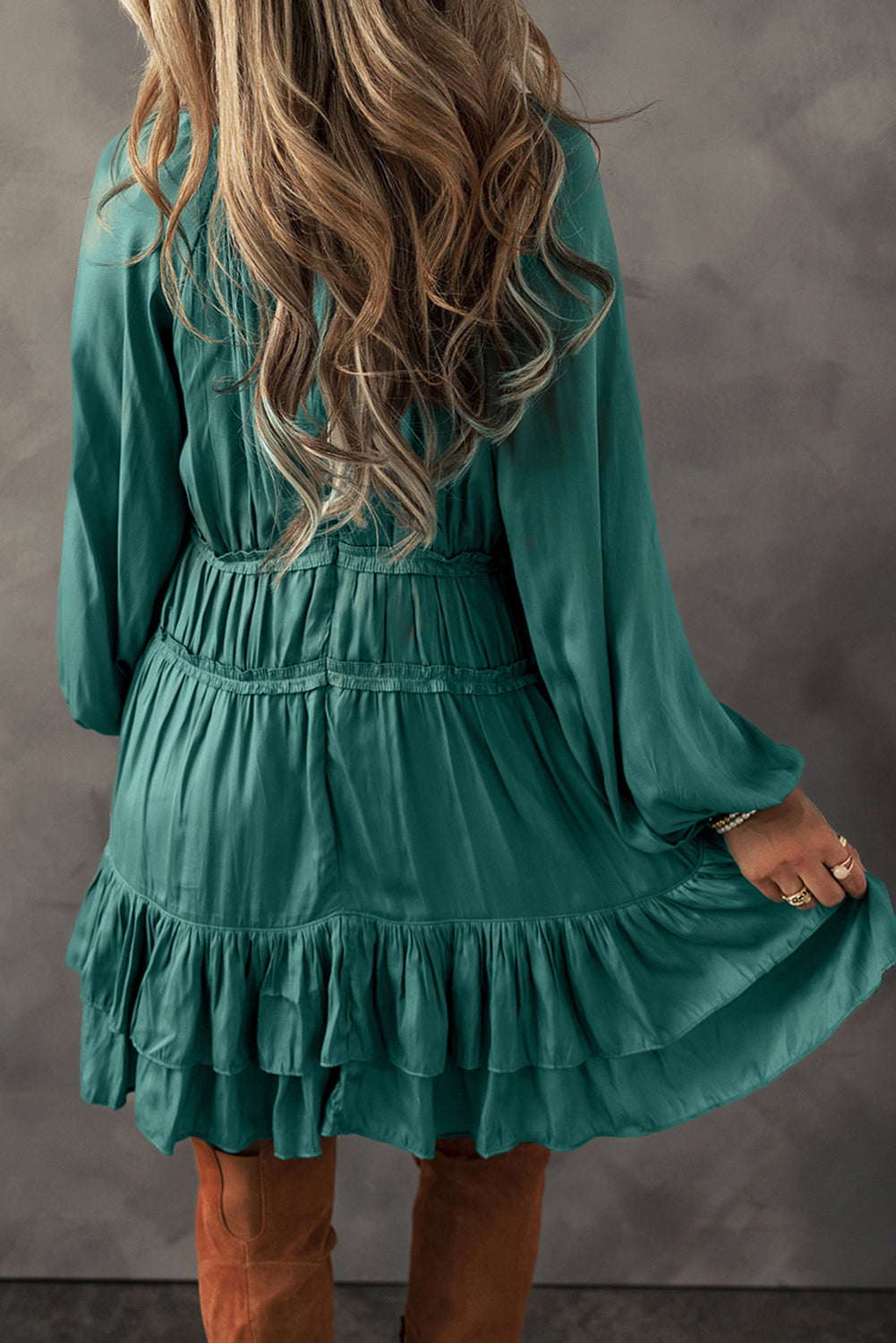 Bohemian Floral Print Summer Dress