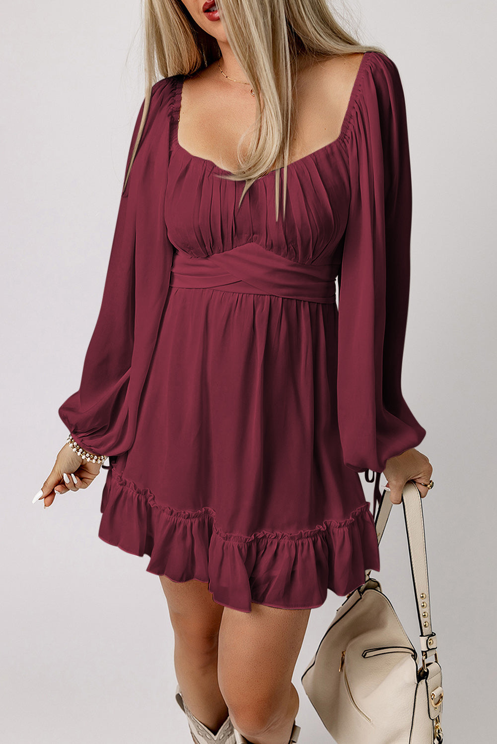 Bohemian Flowy Beach Short Dress
