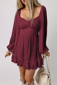 Bohemian Flowy Beach Short Dress