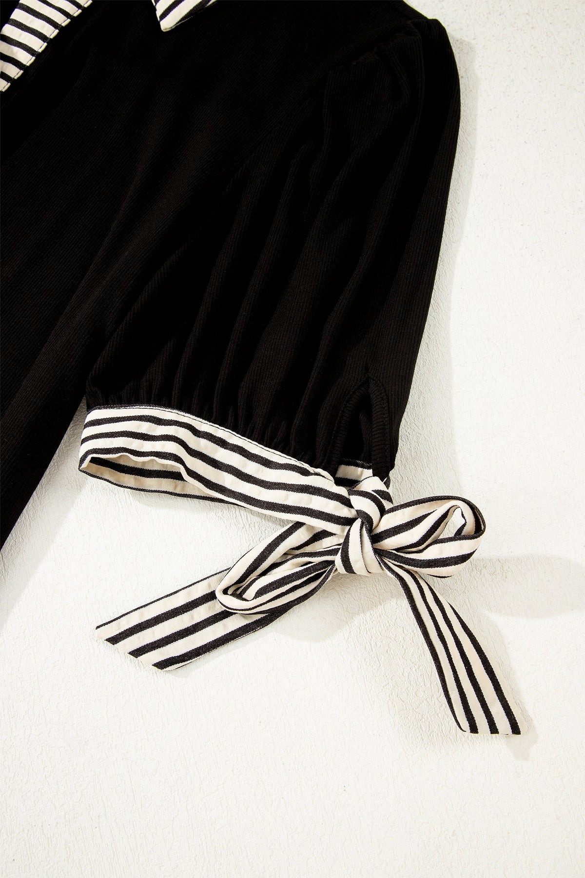 Bohemian Flowy Black Cotton Dress