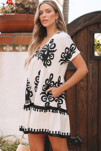 Bohemian Flowy Casual Mini Dress