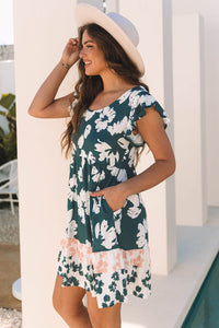 Bohemian Flowy Cotton Beach Dress
