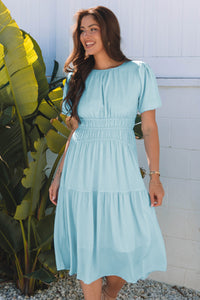 Bohemian Flowy Cotton Beach Dress