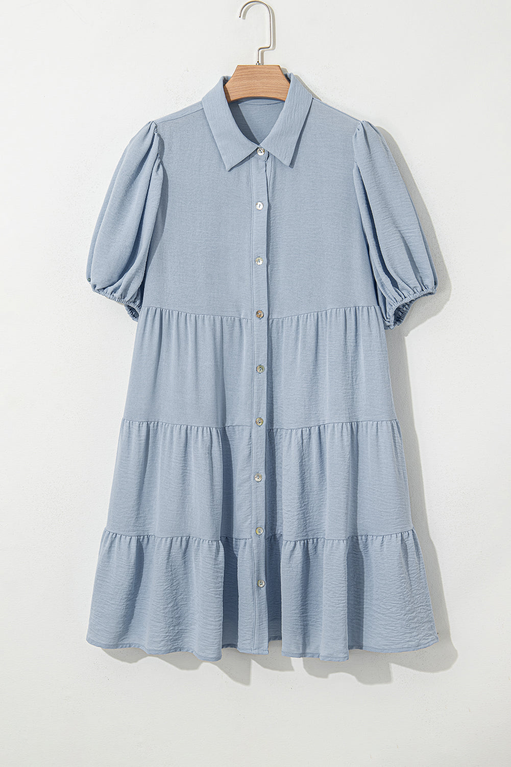 Bohemian Flowy Cotton Mini Dress