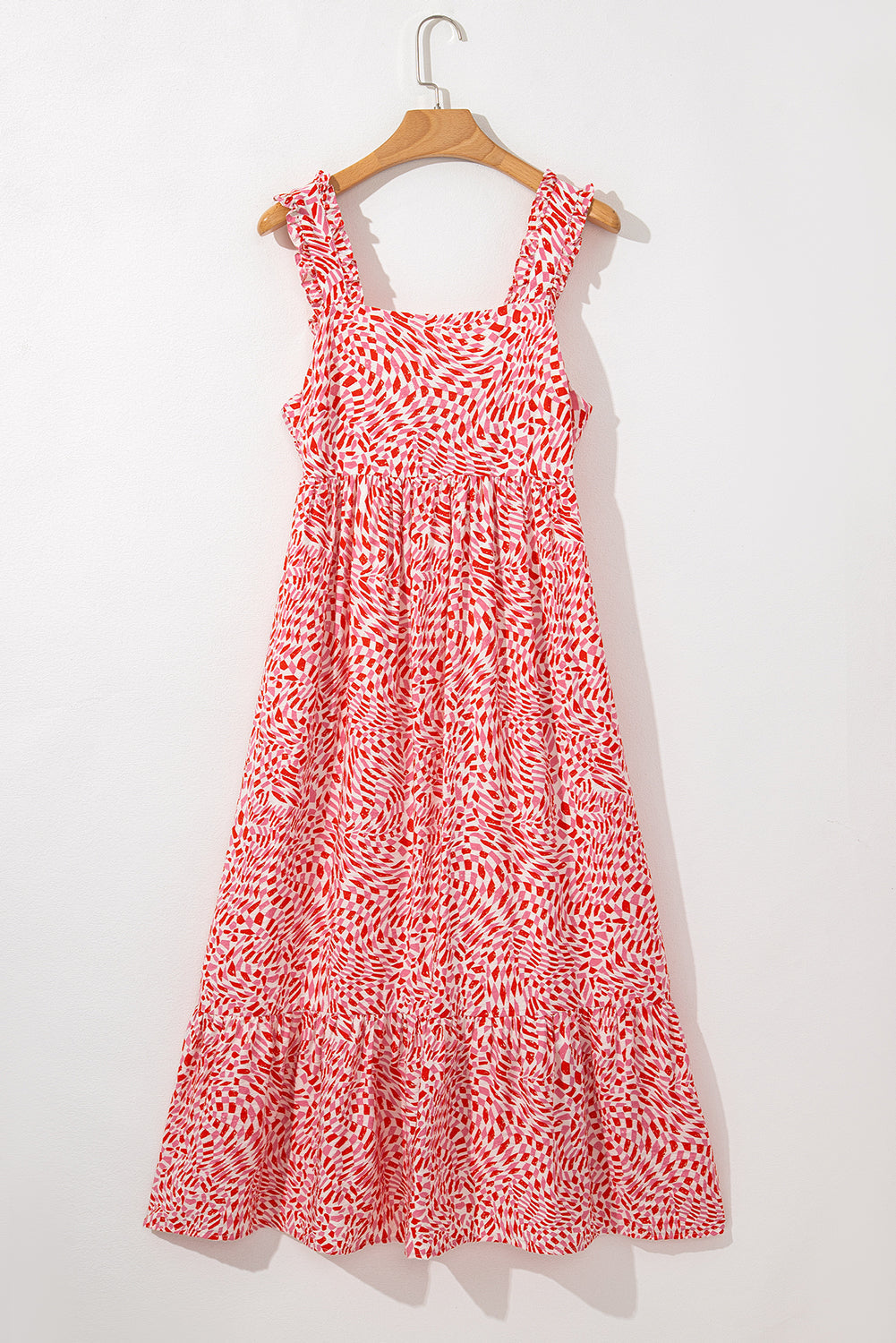 Bohemian Flowy Dress Back View