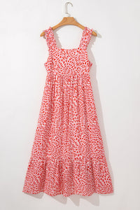 Bohemian Flowy Dress Back View