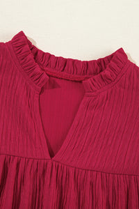 Bohemian Flowy Dress Close Up