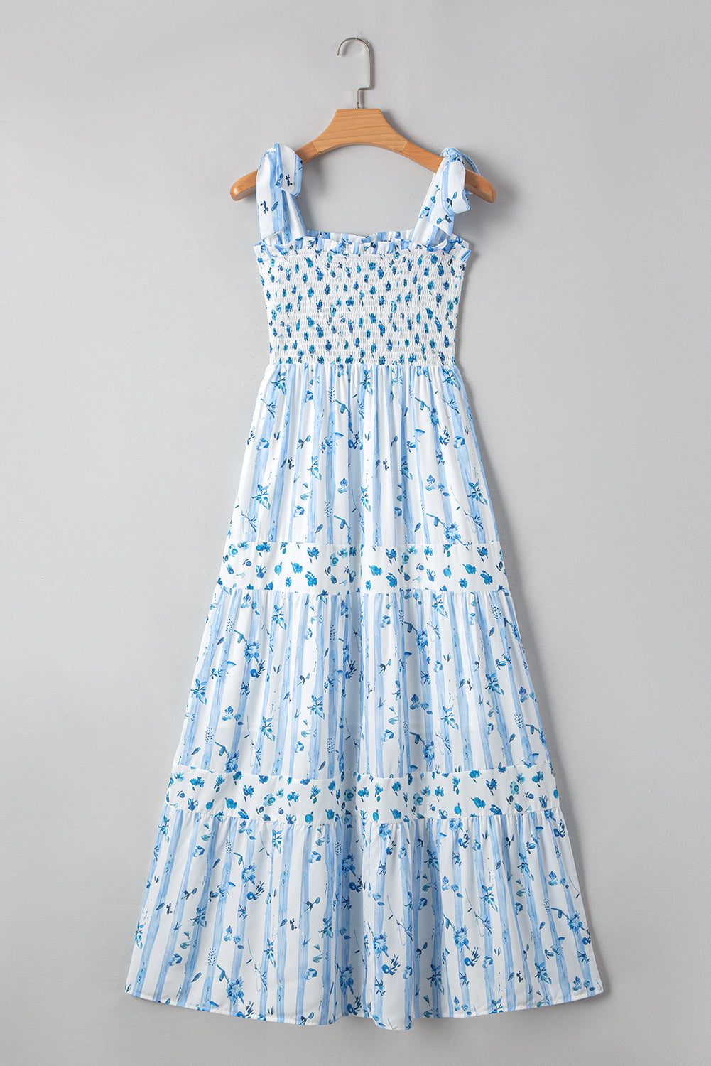 Bohemian flowy dress vintage inspired
