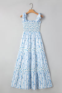 Bohemian flowy dress vintage inspired