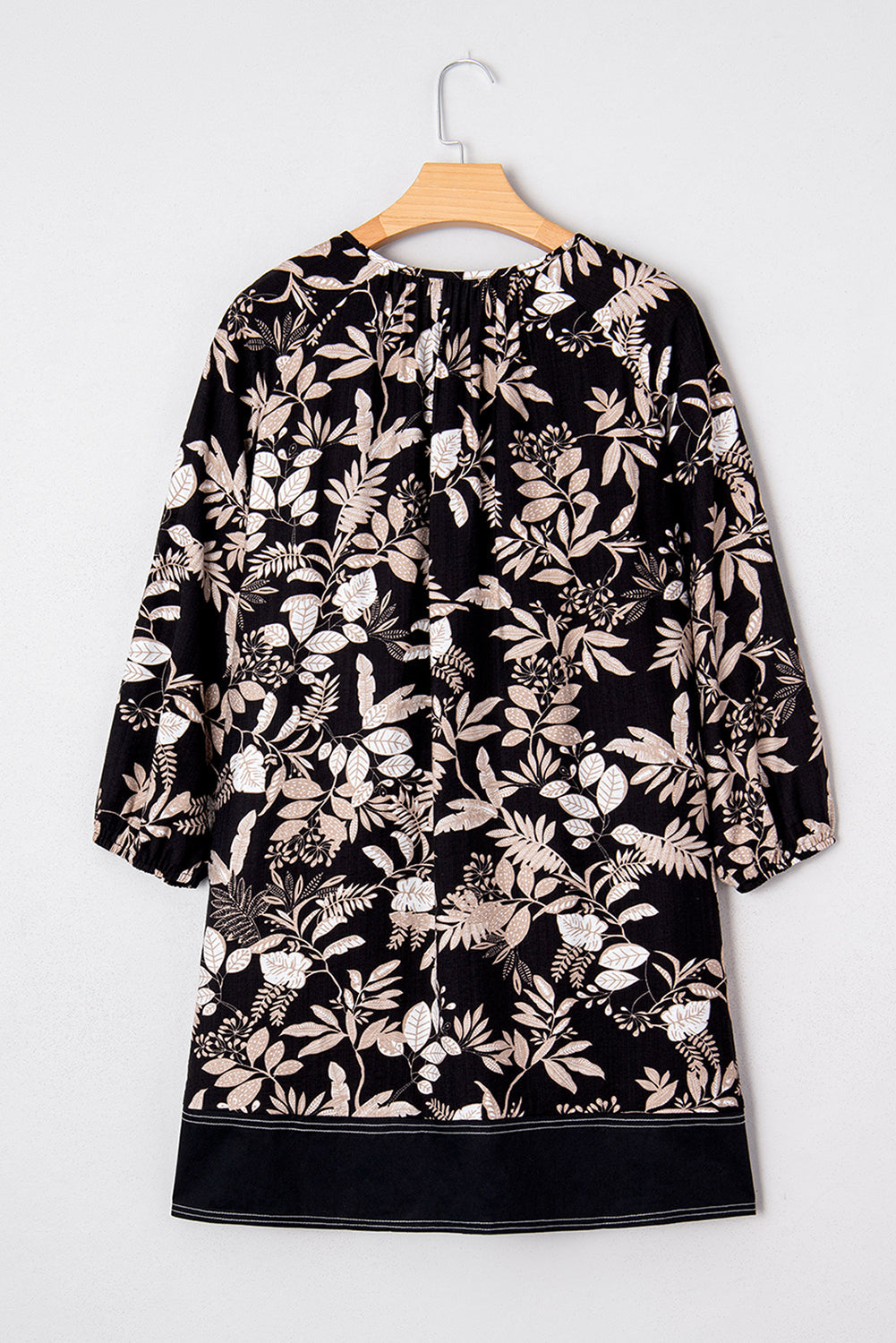 Bohemian flowy linen casual dress