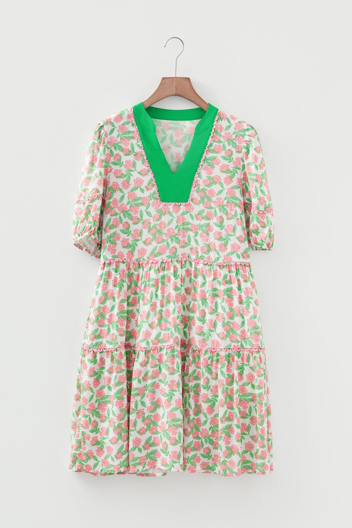 Bohemian flowy mini dress boho