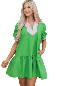 Bohemian Flowy Mini Dress Portrait