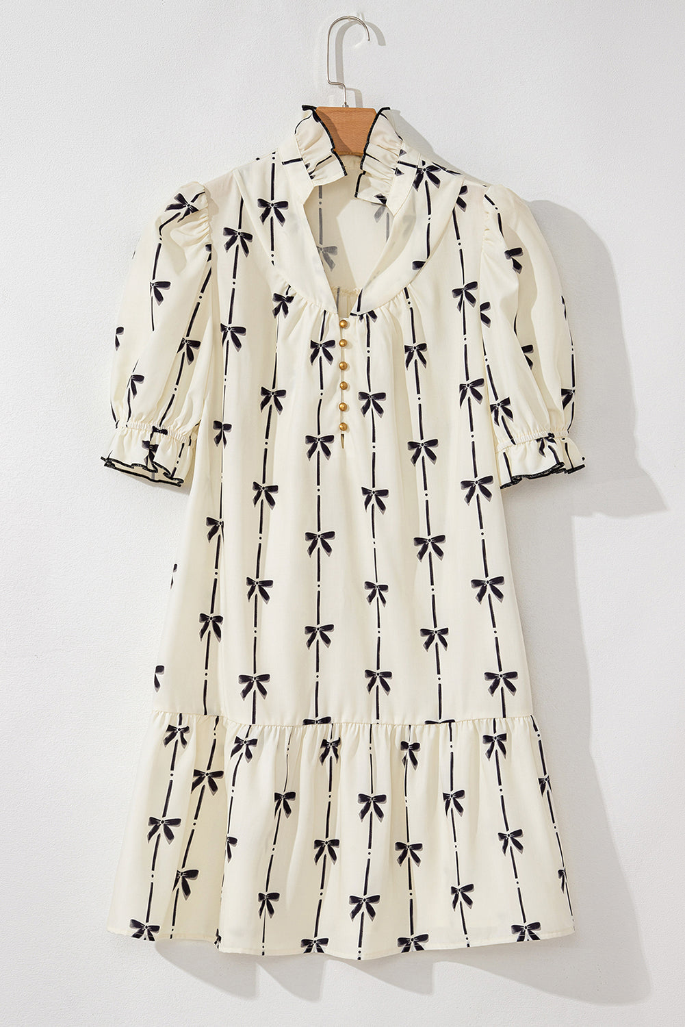 Bohemian Flowy Summer Mini Dress