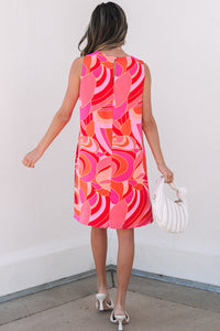 Bohemian Flowy V-Neck Dress
