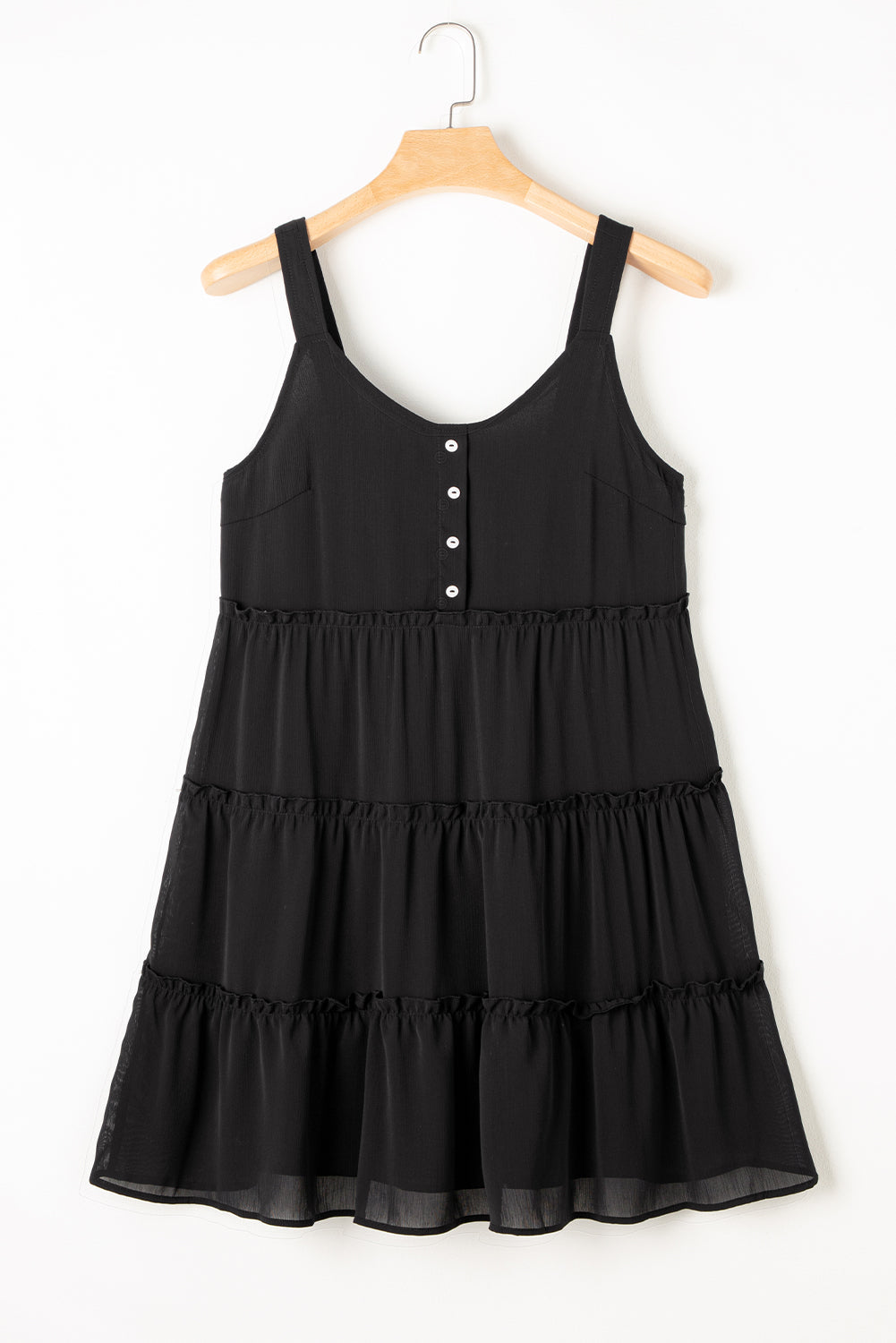 Bohemian frilly white beach dress