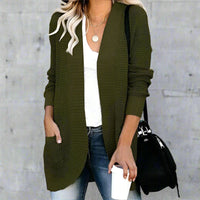 Bohemian fringe cardigan earthy tones