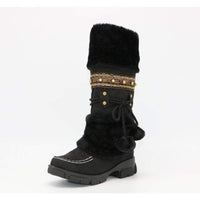 Bohemian fur lined winter boots