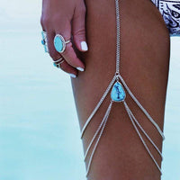 Bohemian Gold Body Chain Accessory