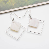 Bohemian gold drop earrings handmade