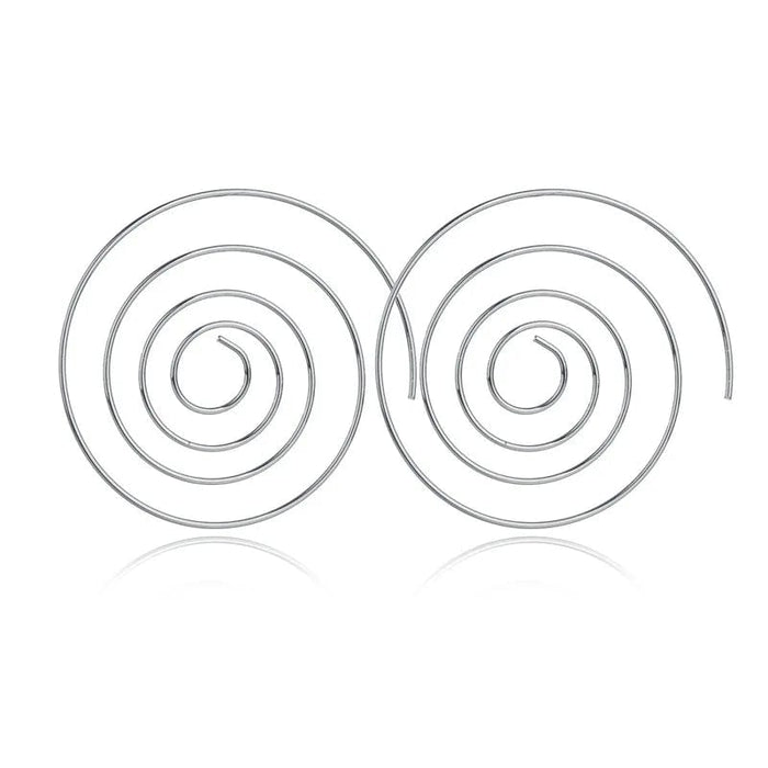 Bohemian Gold Hoop Statement Earrings