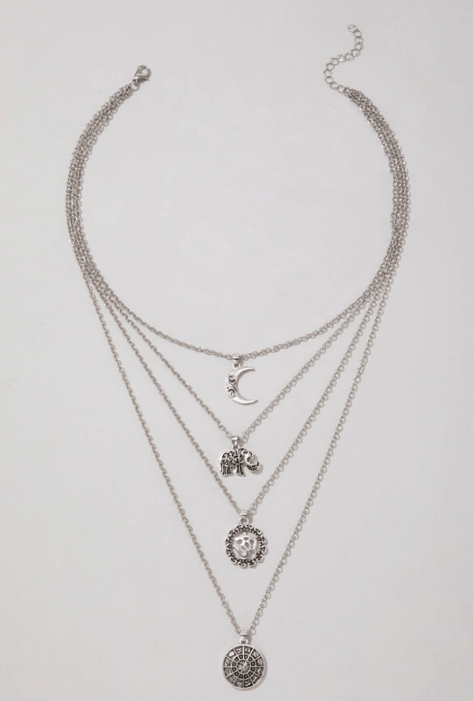 Bohemian Gold Multi-Chain Pendant