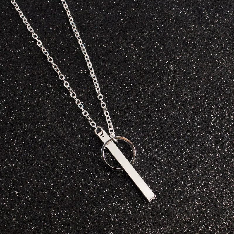 Bohemian golden layered pendant necklace