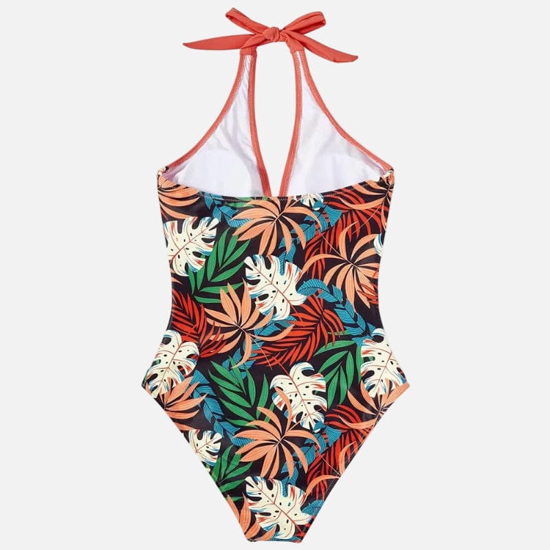 Bohemian halter swimwear side view