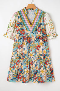Bohemian Hollow Knit Beach Dress