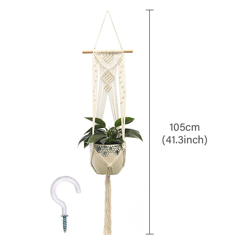 Bohemian Jute Planter Decor
