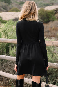 Bohemian Knit Dress Front View