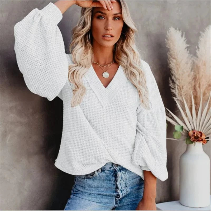 Bohemian lace blouse white cotton