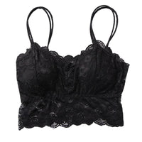 Bohemian lace bralette soft ivory