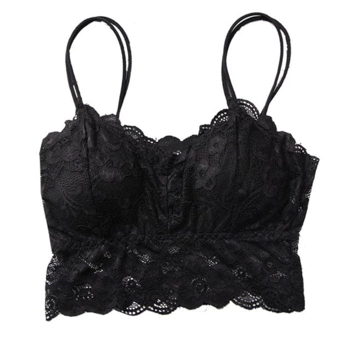 Bohemian lace bralette soft ivory